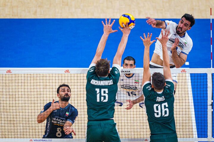 شکست تیم ملی والیبال ایران مقابل لهستان