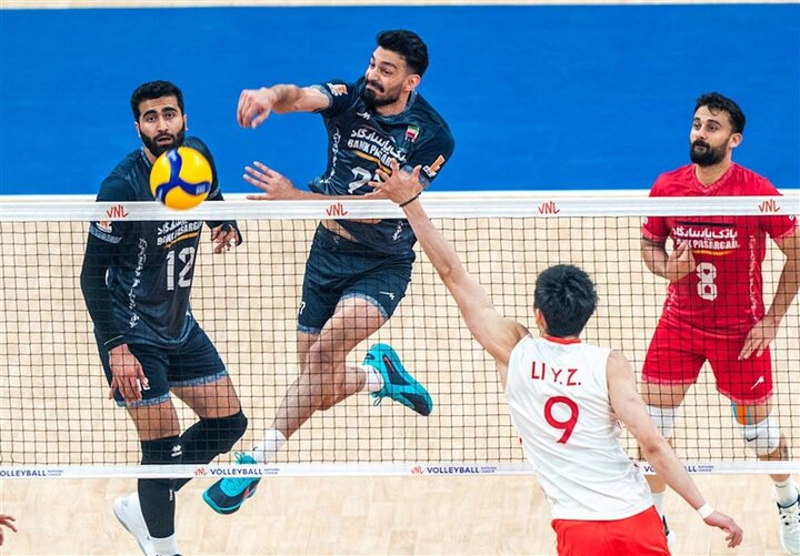 برتری راحت تیم ملی والیبال ایران مقابل چین