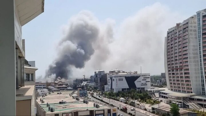 مجتمع تجاری ونوس چگونه آتش گرفت؟