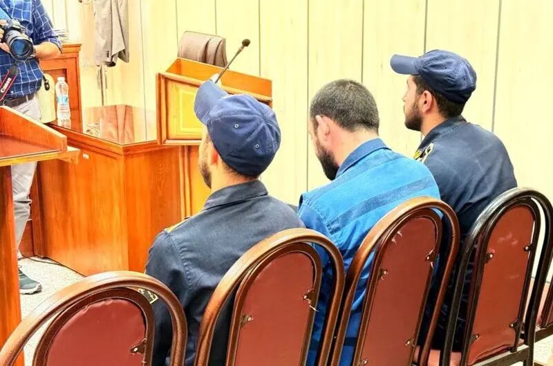 اولین عکس از قاتل الهه حسین نژاد در جلسه محاکمه امروز