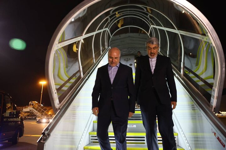 قالیباف وارد ژنو شد