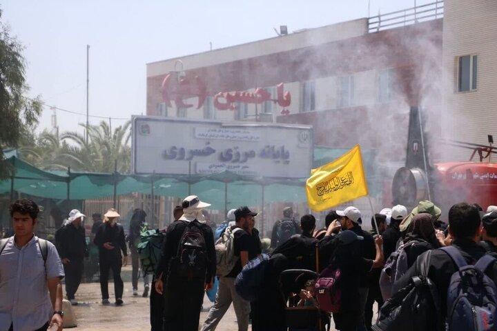 تردد زائران اربعین از مرز خسروی از ۶۰ هزار نفر گذشت