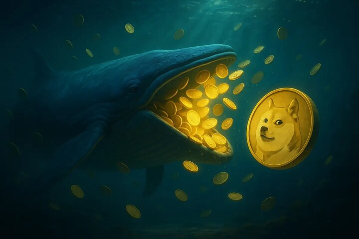 نهنگ‌ها در ۲۴ ساعت گذشته بیش از ۱,۰۰۰,۰۰۰,۰۰۰ دوج کوین خریدند