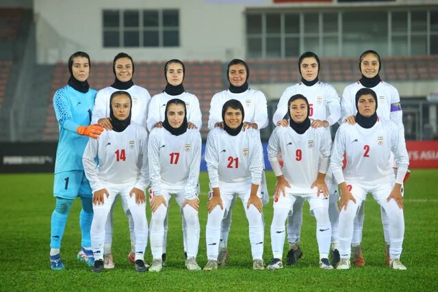 پیروزی دختران فوتبال ایران مقابل مالزی