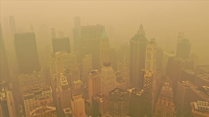 نیویورک در مه دود:بحران محیط‌زیستی فراتر از مرزها