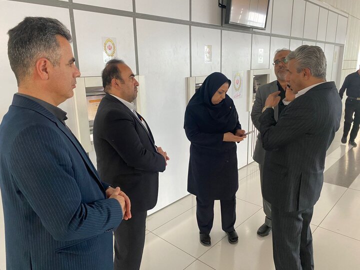 بازدید مدیران ارشد بانک ملی ایران از خدمت‌رسانی به زائران اربعین
