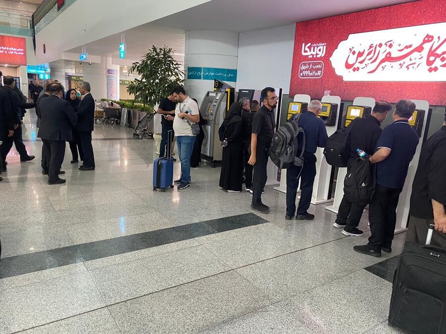 بازدید مدیران ارشد بانک ملی ایران از خدمت‌رسانی به زائران اربعین