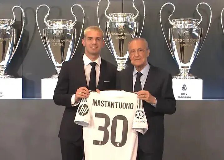 معارفه رسمی: ماستانتانو با شماره ۳۰ رئال!