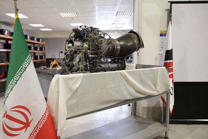 رونمایی از نخستین موتور تعمیر شده بالگرد امداد و نجات