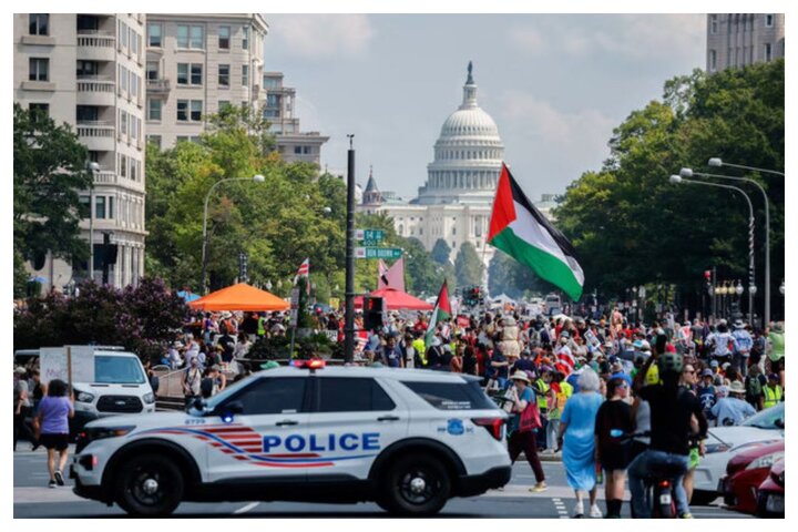 تظاهرات گسترده در واشنگتن علیه ترامپ