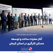 آغاز عملیات ساخت و توسعه مسکن کارگری در استان کرمان
