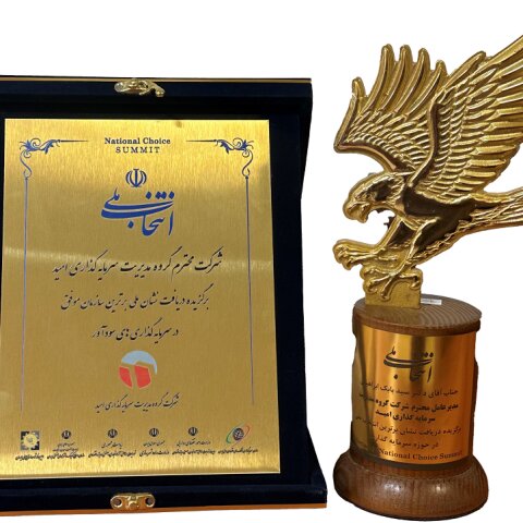 کسب رتبه برترین سازمان موفق در سرمایهگذاری های سودآور توسط “وامید”