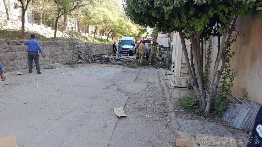 آتش سوزی دانشگاه تهران