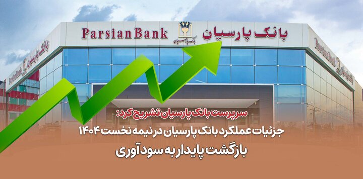 جزئیات عملکرد بانک پارسیان در نیمه نخست ۱۴۰۴
