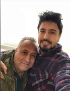 مهرداد صدیقیان به سوگ پدرش نشست