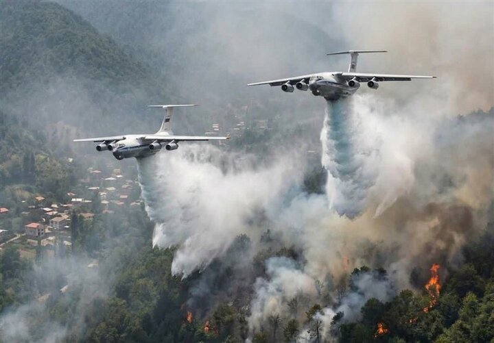 آتش‌سوزی جنگل‌های چالوس کنترل شد