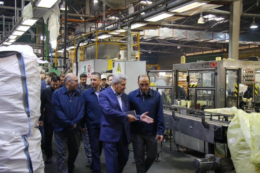 بازدید مدیرعامل ایرانول از مجتمع ظرف‌سازی و پالایشگاه روغن‌سازی تهران