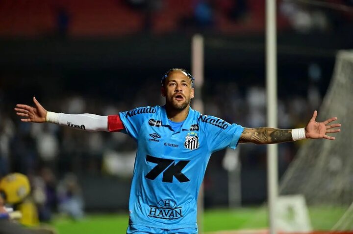 عملیات نجات سانتوس با هت تریک نیمار