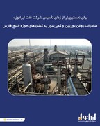 صادرات روغن توربین و کمپرسور به کشورهای حوزه خلیج فارس