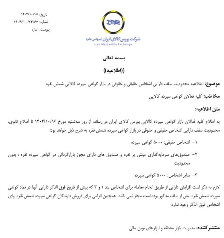 محدودیت غیرصندوقیها در خرید نقره/ سقف معاملات