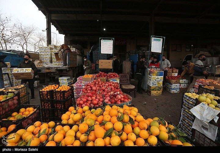 قیمت عمده میوه و سبزی در بازار امروز + جدول