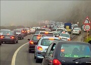 جاده چالوس یکطرفه شد