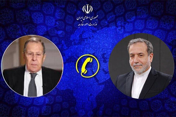 گفتگوی تلفنی وزرای امور خارجه جمهوری اسلامی ایران و روسیه