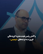 واکنش رئیس هیئت ‌مدیره گروه مالی فیروزه به عرضه‌های «شپدیس»