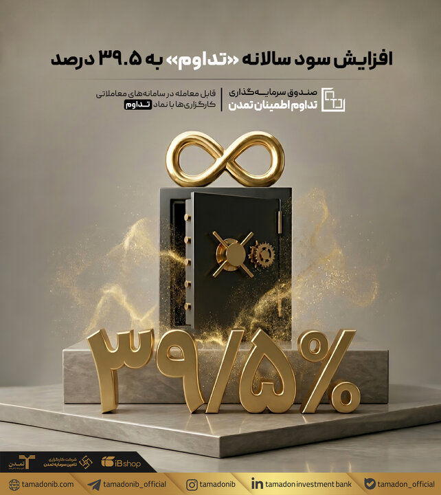 افزایش سود سالانه «تداوم» به ۳۹.۵ درصد