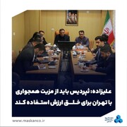 علیزاده: ثپردیس باید از مزیت همجواری با تهران برای خلق ارزش استفاده کند