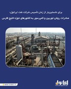 صادرات روغن توربین و کمپرسور به کشورهای حوزه خلیج فارس