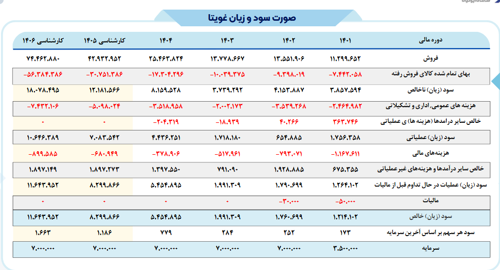 پیشبینی جهش سودآوری ویتانا تا مرز ۱.۱ هزار میلیارد تومان
