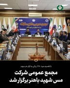 مجمع عمومی شرکت مس شهید باهنر برگزار شد