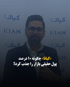 «کیانا» چگونه ۱۰ درصد پول حقیقی بازار را جذب کرد؟