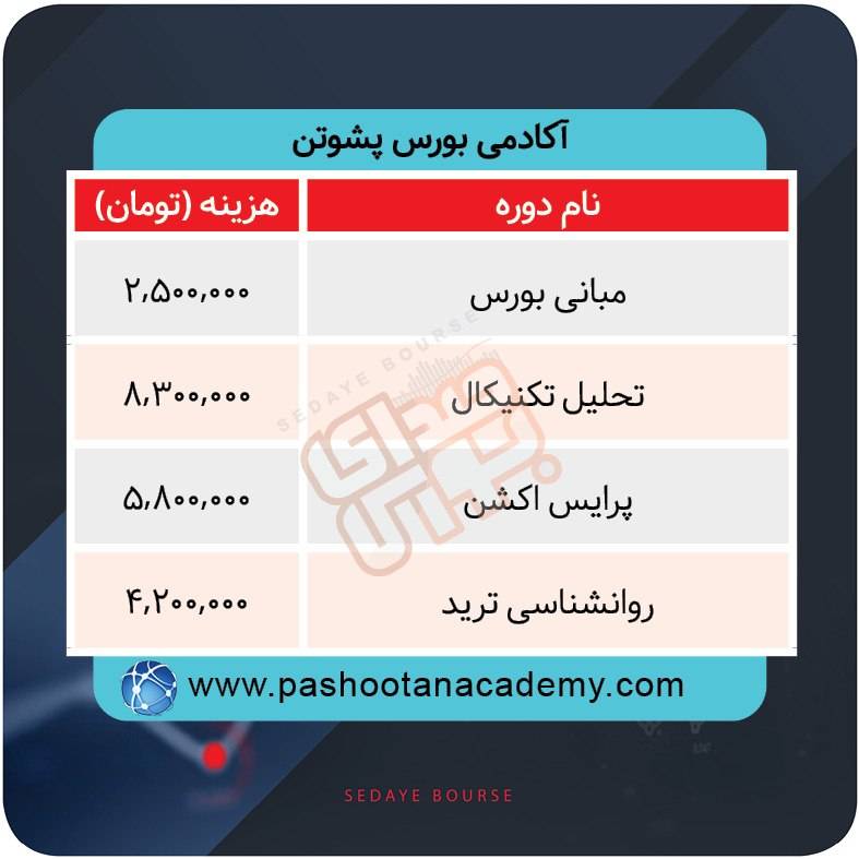 برگزاری دوره های آموزشی شرکت های مالی و بورسی
