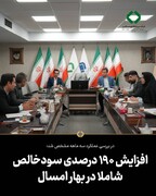 افزایش ۱۹۰ درصدی سود خالص شاملا در بهار امسال