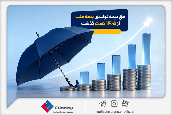 حق بیمه تولیدی بیمه ملت در چهار ماه نخست امسال از ۱۴.۵ همت گذشت