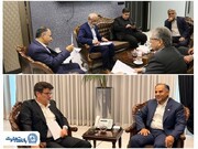 دیدار نمایندگان مجلس با مدیر عامل بانک تجارت