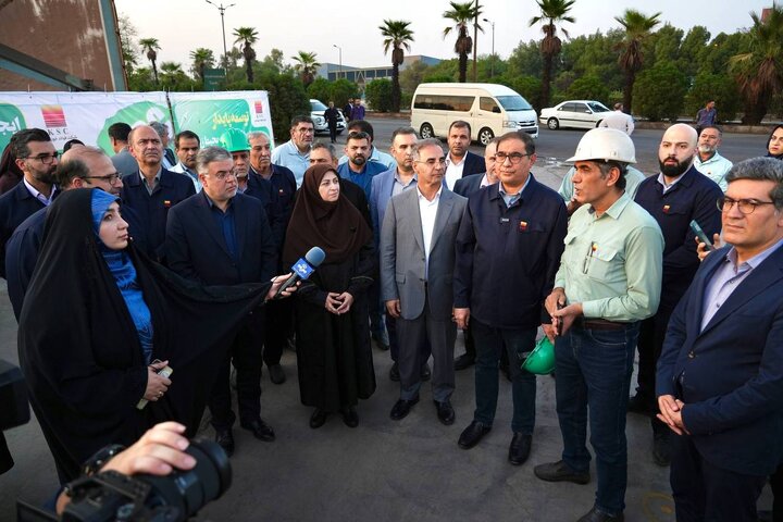 ویندفنسینگ فولاد خوزستان اقدامی خلاقانه برای کاهش انتشار آلاینده‌هاست
