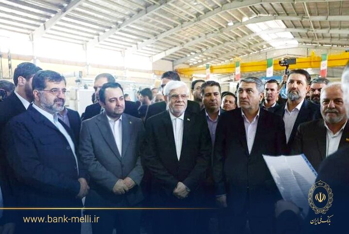 افتتاح واحد بزرگ ریسندگی در قم با سرمایه گذاری بانک ملی ایران