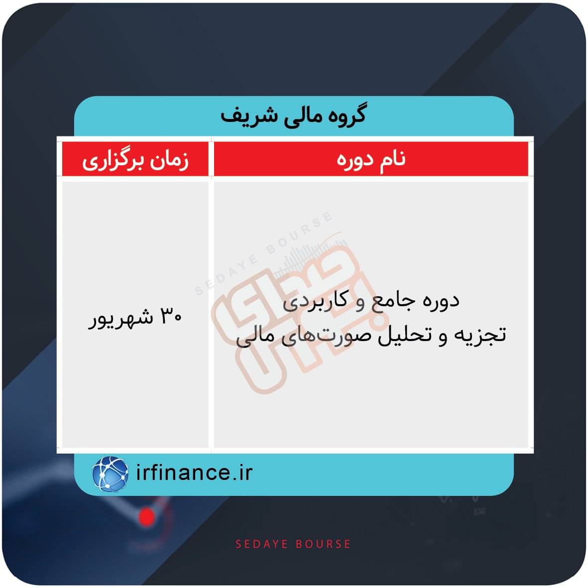 برگزاری دوره‌های آموزشی بازار سرمایه