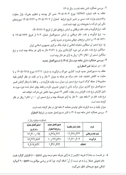 شفاف‌سازی شپنا درباره فرمول جدید قیمت‌گذاری خوراک و فرآورده‌ها
