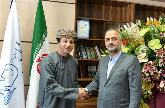   دیدار مدیر عامل شرکت حفاری شمال و كاردار اقتصادي سفارت عمان در ايران